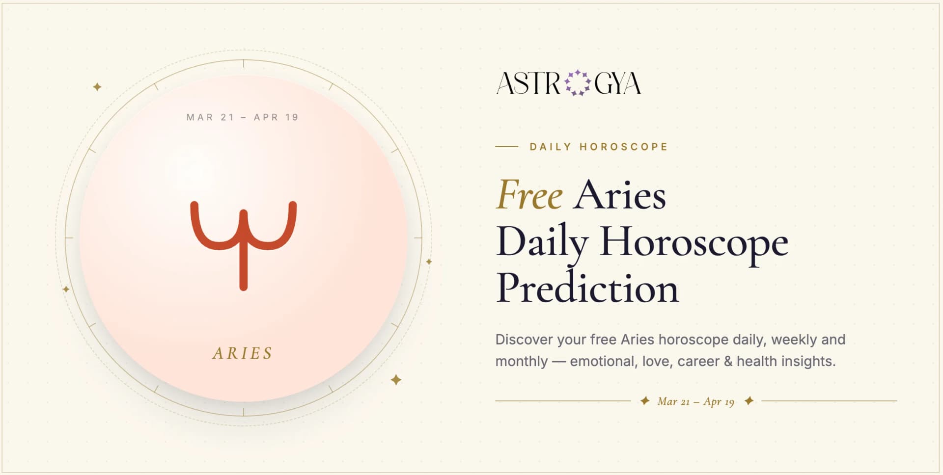 Aries daily horoscope