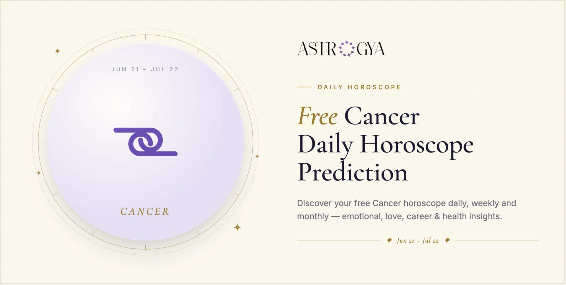 Cancer daily horoscope