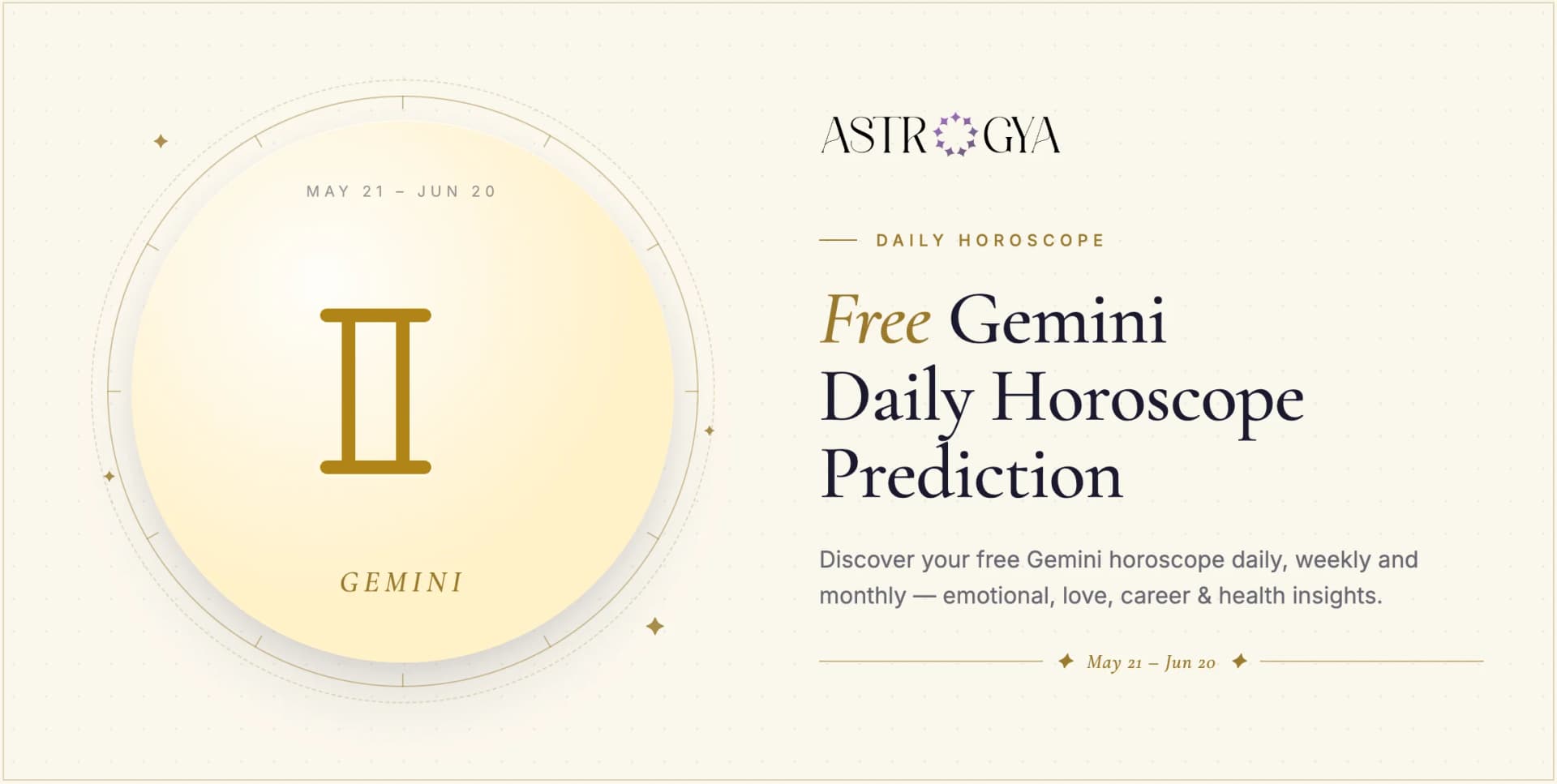 Gemini daily horoscope