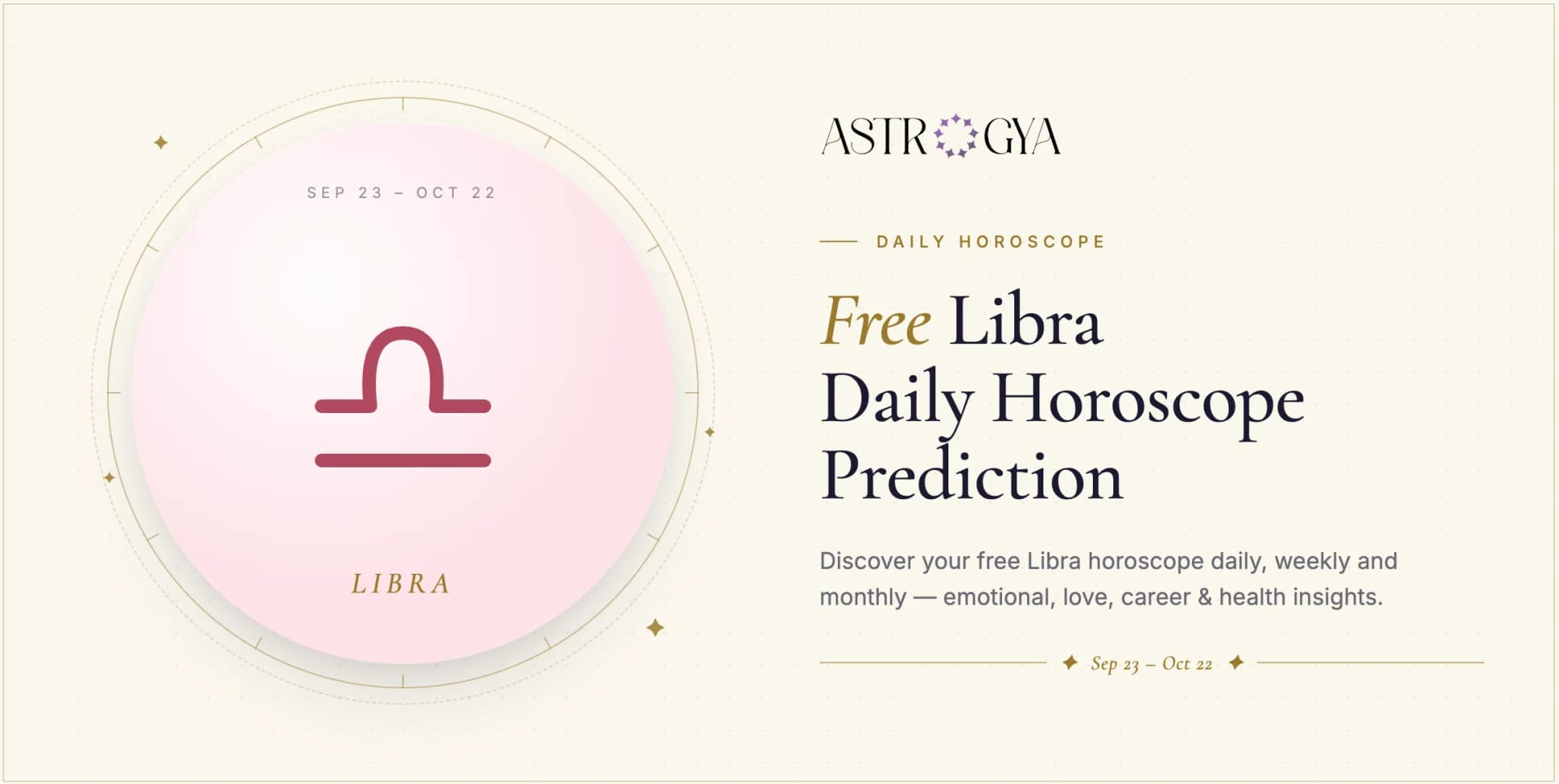 Libra daily horoscope