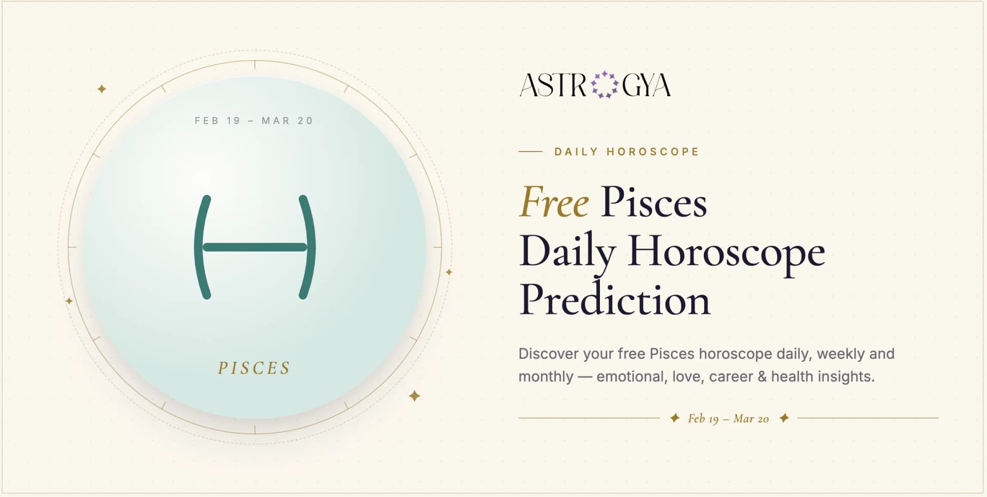 Pisces daily horoscope