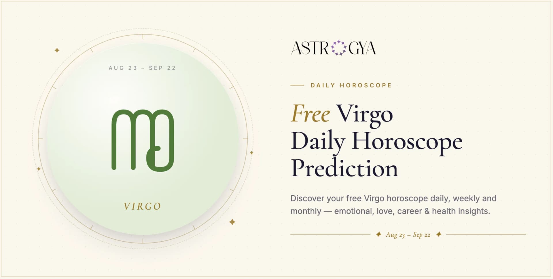Virgo daily horoscope