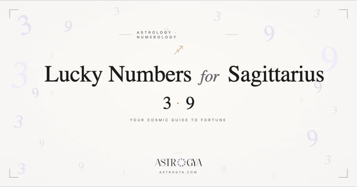 Lucky Numbers for Sagittarius: What Jupiter and Numerology Really Say