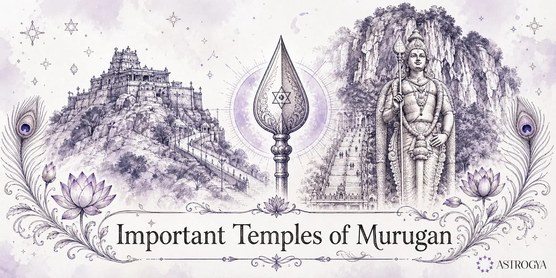 Important Temples of Murugan / Skanda - A Complete Guide