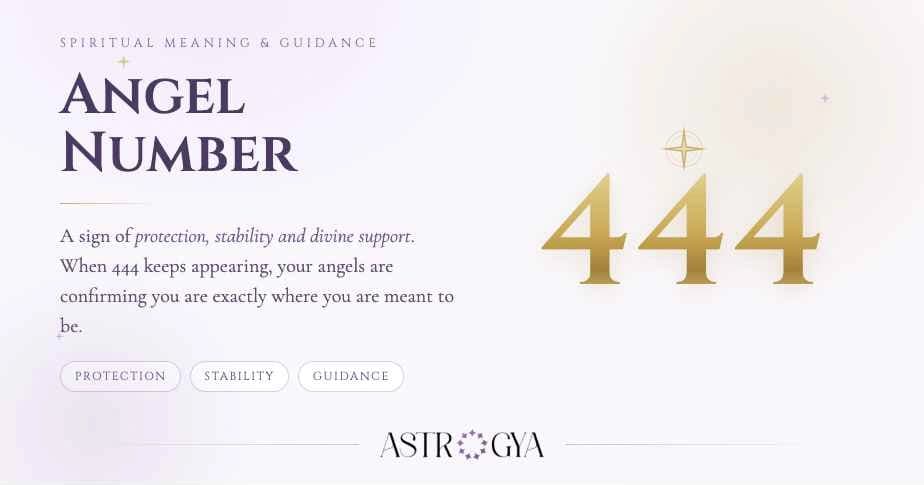 Angel Number 444